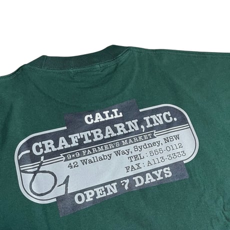 81TEEZ "CRAFTBARN inc." S/S -GRN-