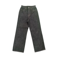 Honey Pot "TRIPLET FLOWER DENIM PANTS" -BLK-