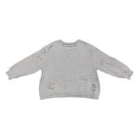 Honey Pot "SLASH NECK SWEAT" -ASH-