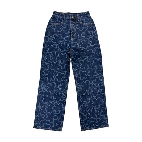 Honey Pot "TRIPLET FLOWER DENIM PANTS" -DNM-