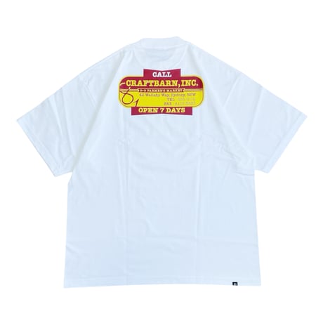 81TEEZ "CRAFTBARN inc." S/S -WHT-