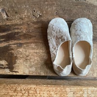 コットンフラワースリッパ