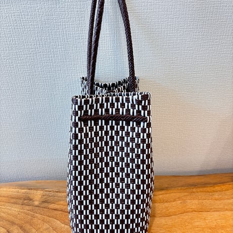 GP ボックストート　ML コーヒーブラウン✖️ホワイト