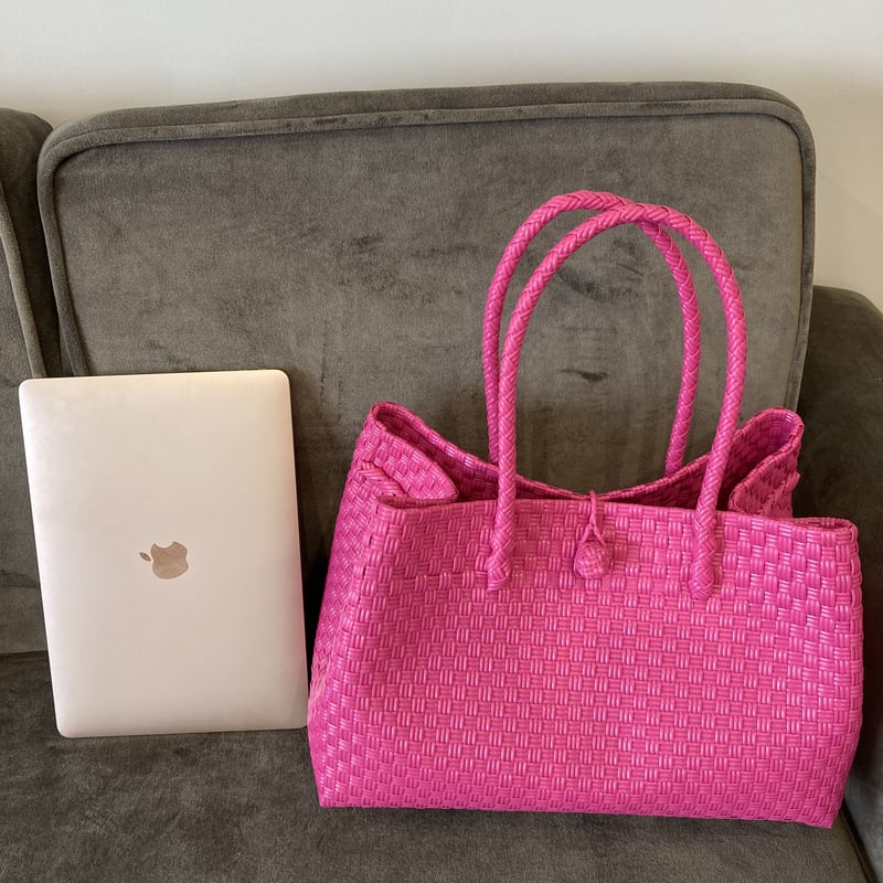 GP ボックストートバッグ 横型 L ＊ビビットピンク | true tree