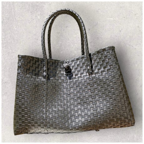 グレーデニムリメイクバッグ（L）No.799☆ハンドバッグ　マザーズバッグ デニムリメイクバッグ（L）No.797☆ハンドバッグ マザーズバッグ