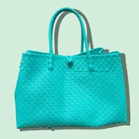 GP ボックストートバッグ　横型  Ｌ　＊エメラルドグリーン