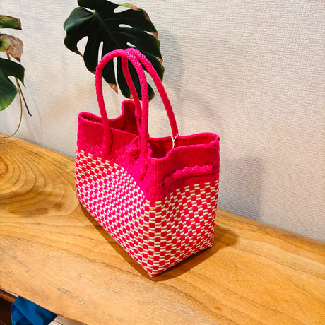 GP BOXトート　横型　M  パステルピンク