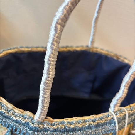 「Luna Tassel Basket（ルナ タッセル バスケット）」　自然素材