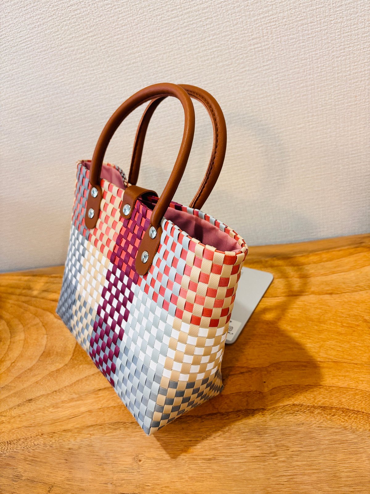 HG カラフルチェック プラカゴトート S | true tree