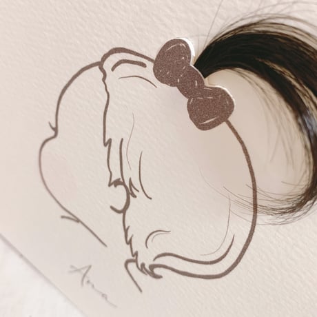【newデザイン!】baby hair art〈前髪ちょんまげmix ver.〉