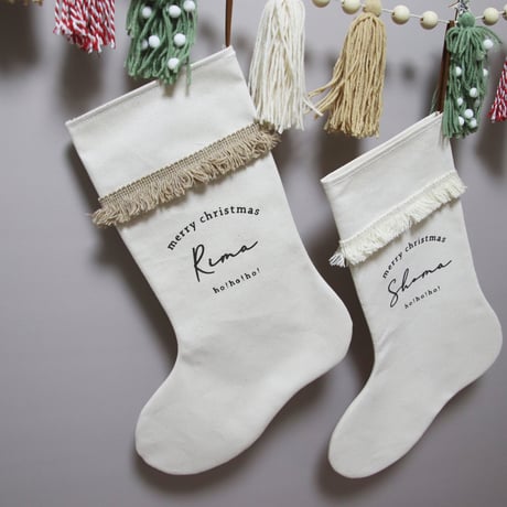 christmas socks 【お名前入り】| クリスマスソックス・名入れ・プレゼント