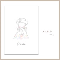 線画イラスト〈name〉