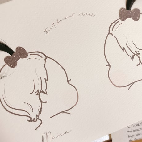 【newデザイン!】baby hair art〈双子ちゃんver.〉