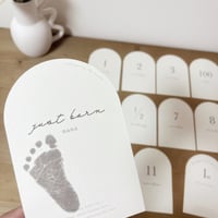 monthly card｛アーチ型｝名入れok!