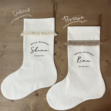 christmas socks 【お名前入り】| クリスマスソックス・名入れ・プレゼント