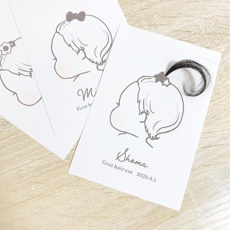 baby hair art〈ちょんまげver.〉