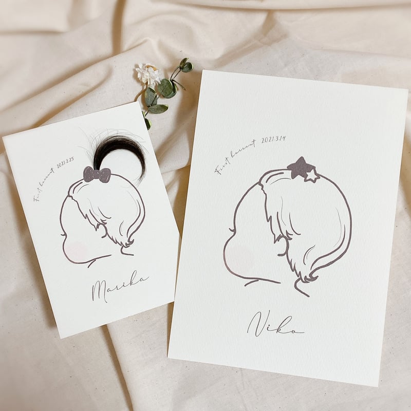 newデザイン!】baby hair art〈A5 size〉 | mayfives