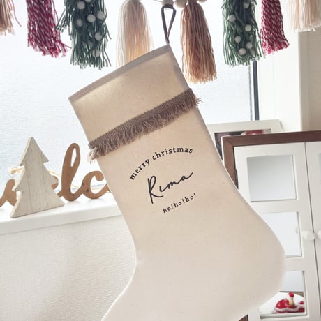 christmas socks 【お名前入り】| クリスマスソックス・名入れ・プレゼント