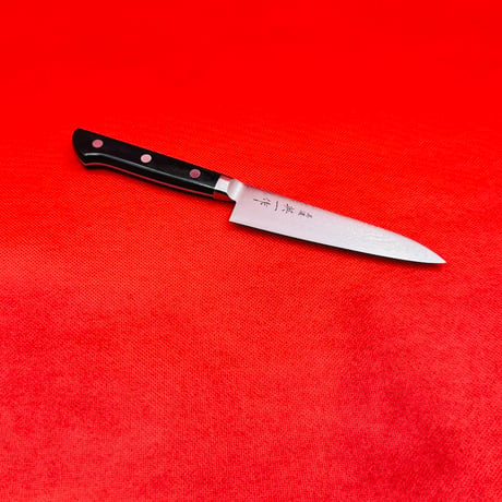 美濃 英一作 ダマスカス鋼VG-10ペティナイフ120ｍｍ