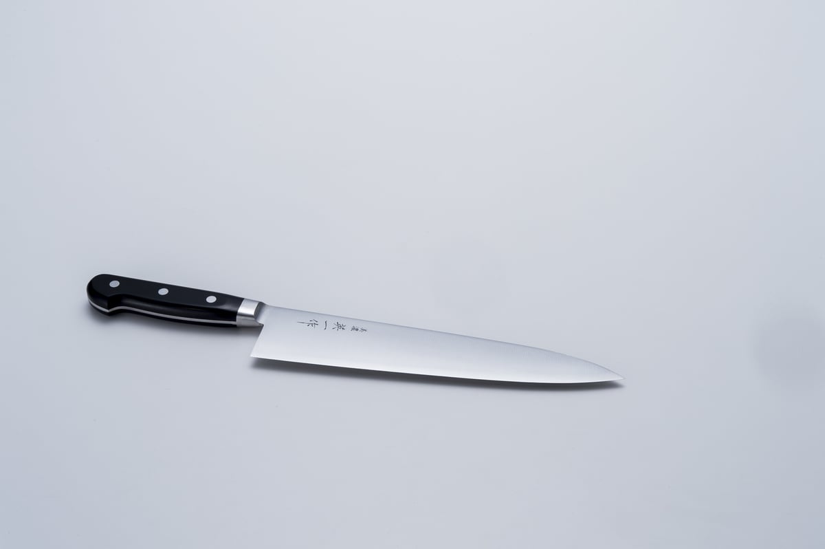 美濃 英一作 モリブデン鋼VG-1牛刀240mm | マルサ研磨巧業 美濃 英一作 モリブデン鋼VG-1牛刀240mm | マルサ研磨巧業