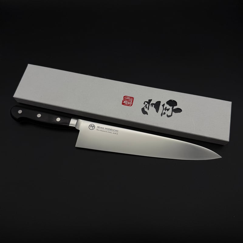 Mino HIDEICHI Molybdenum Steel AUS-8 牛刀240mm |