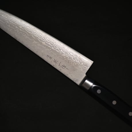 美濃 英一作ダマスカス鋼VG-10牛刀240mm