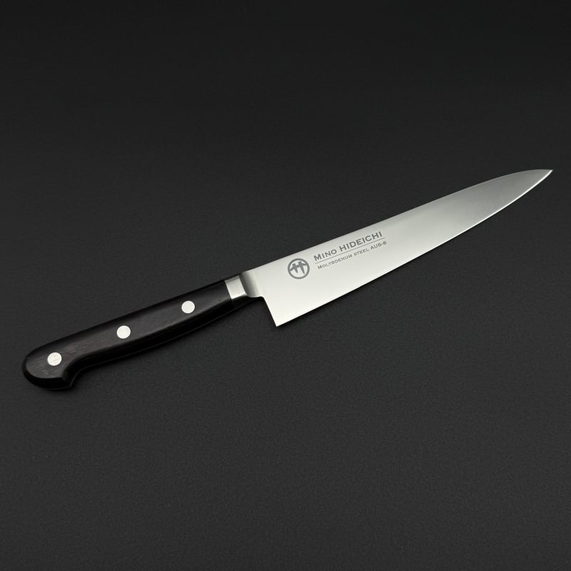 Mino HIDEICHI Molybdenum Steel AUS-8 ペティナイフ150m