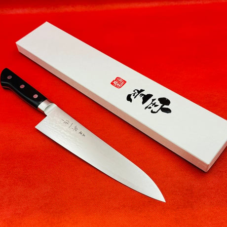 美濃 英一作 ダマスカス鋼VG-10 牛刀180mm