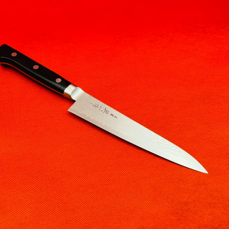 美濃 英一作 ダマスカス鋼VG-10 ペティナイフ150mm