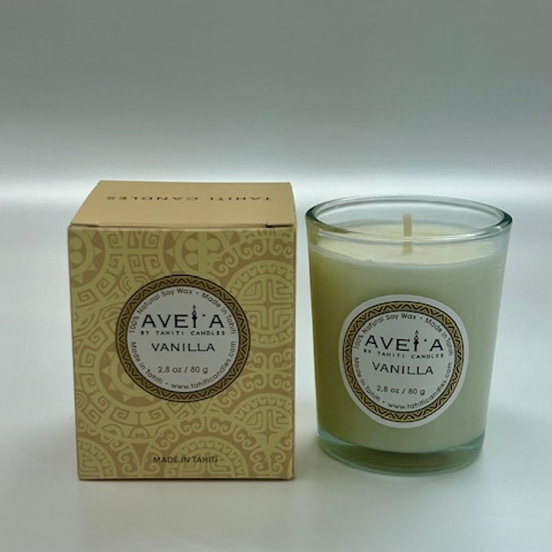 タヒチ産アロマキャンドル TAHITI CANDLES「TIARE」「Vanilla」 | タ