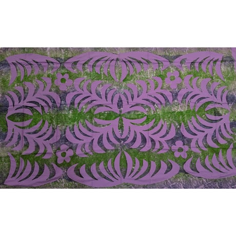 ロング TAHITI ARTパレオ NR-43薄紫※☆色味についてご不明点等がある方は一度お問合せください☆※