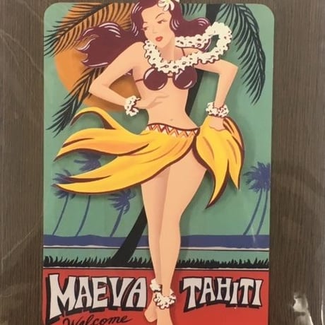 栗山義勝 タヒチアンアートボード「MAEVA TAHITI」