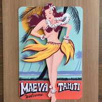 栗山義勝 タヒチアンアートボード「MAEVA TAHITI」
