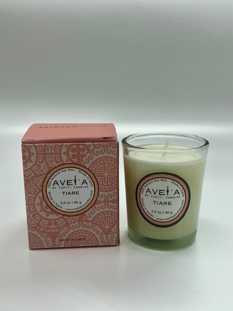タヒチ産アロマキャンドル TAHITI CANDLES「TIARE」「Vanilla」 | タ