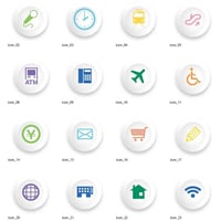 よく使うアイコンセット（アイコン・マーク）