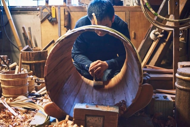 藤井製桶所　桶職人の手作り木桶　6キロ 藤井製桶所 桶職人の手作り木桶 6キロ