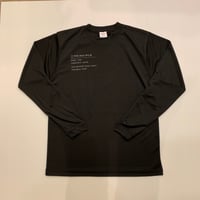 PRINCIPLE　シルキードライロングスリーブTシャツ【黒】