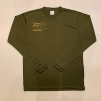 PRINCIPLE　シルキードライロングスリーブTシャツ【カーキ】