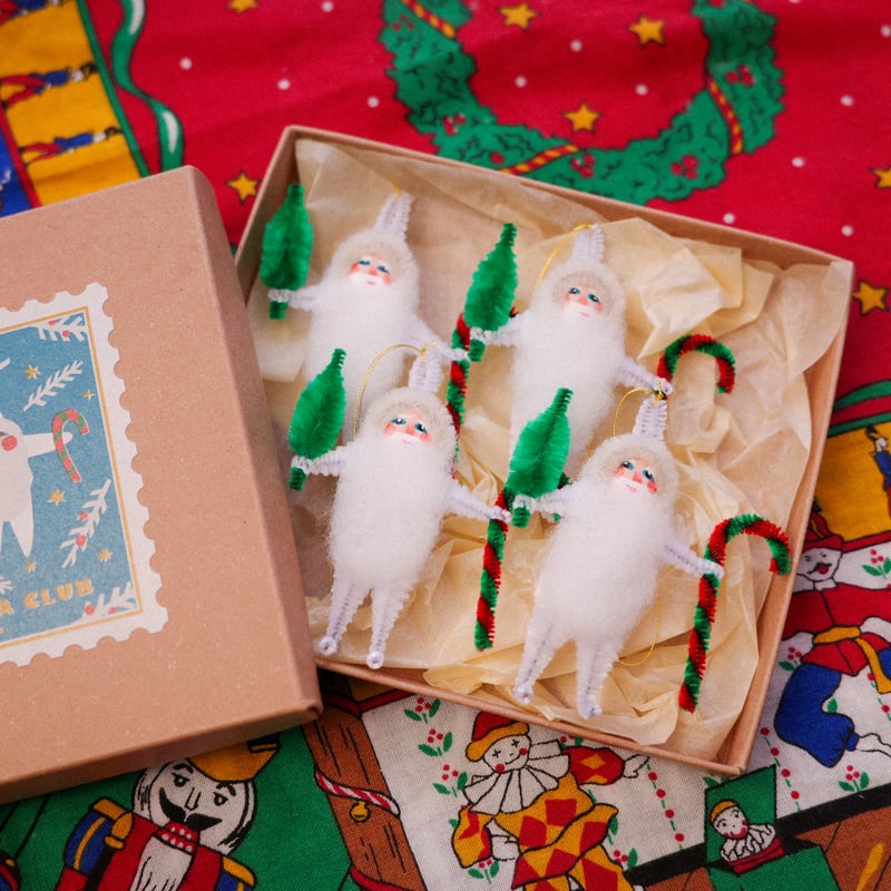 モールサンタセット（4個セット） | Retro Santa Club