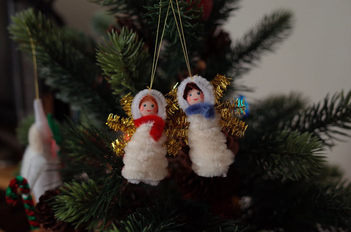 アンティーク♡天使のオーナメント♡３つセット 天使のオーナメントセット | Retro Santa Club