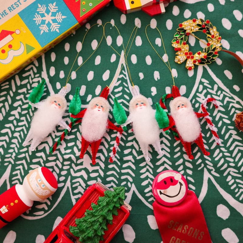 モールサンタセット（4個セット） | Retro Santa Club