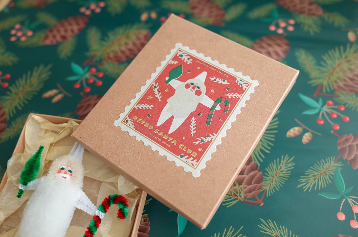 ✴︎レトロ✴︎モールサンタ50 ☆モールサンタ☆昭和レトロなクリスマスオーナメント