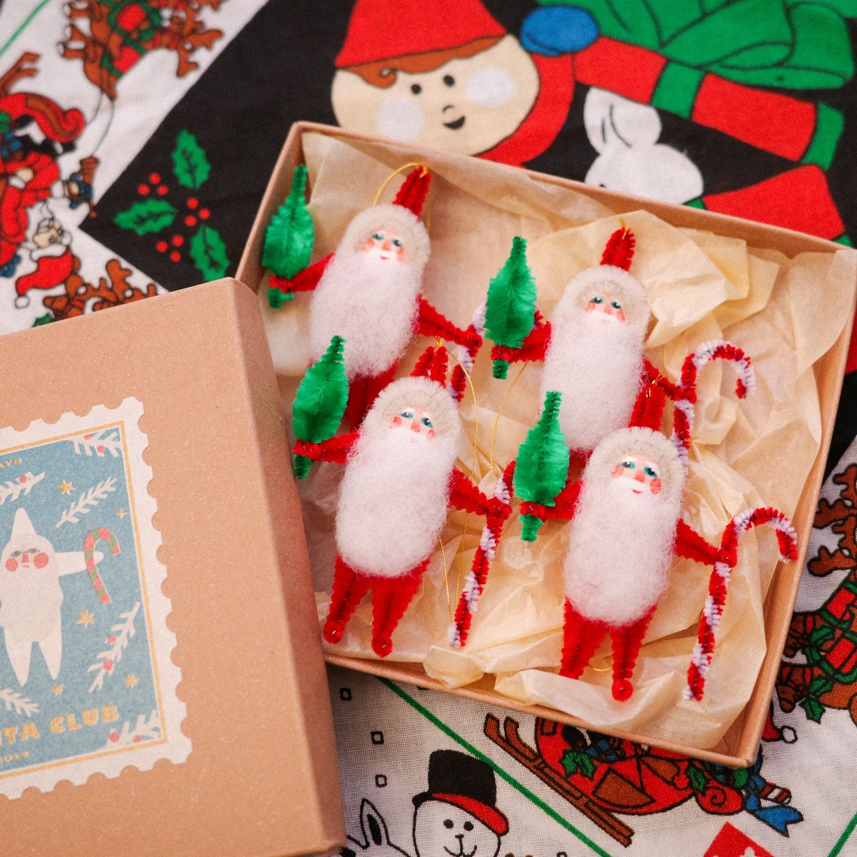 モールサンタセット（4個セット） | Retro Santa Club