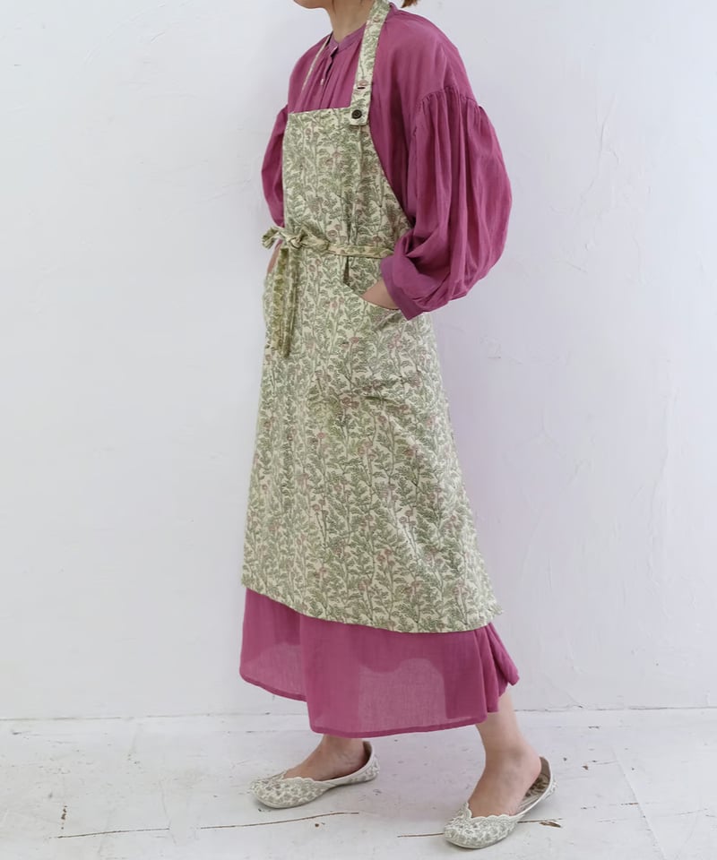 コットンカディエプロン Delightful | kapuwa