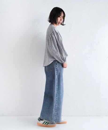 ワイドデニムパンツ