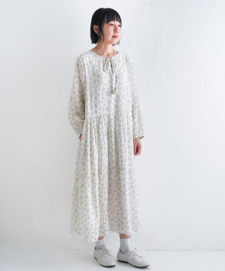 DAY FLOWER コットンモスワンピース
