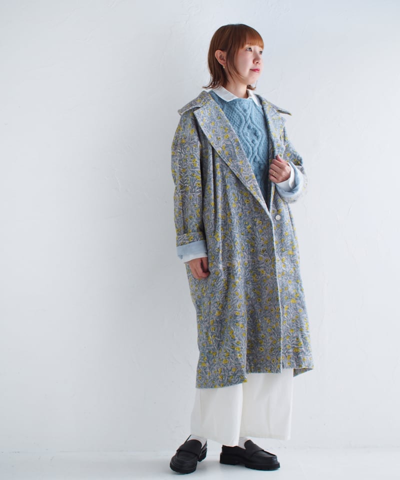 WILD FLOWER コーデュロイコート | kapuwa