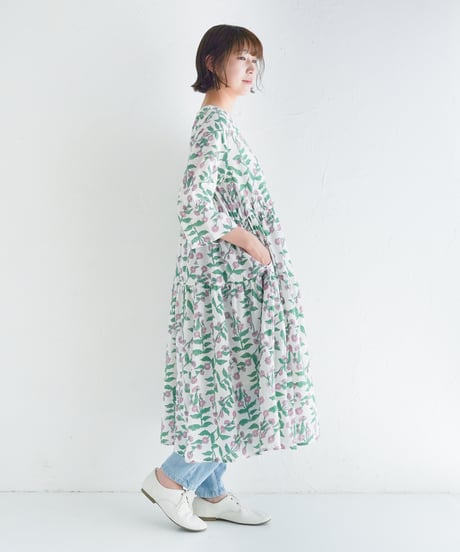 Herb コットンティアードワンピース