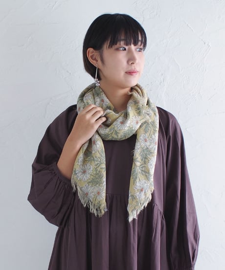 Ranunculusコットンウールストール