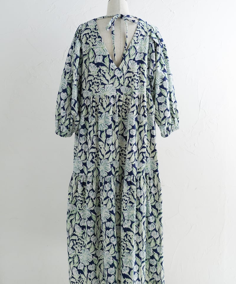 Floral コーデュロイワンピース | kapuwa